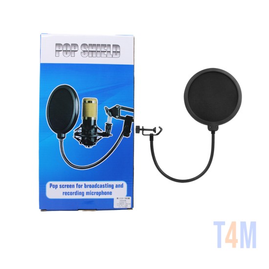 UNIVERSAL POP SHIELD FOR BROADCASTING AND RECORDING MICROPHONE 